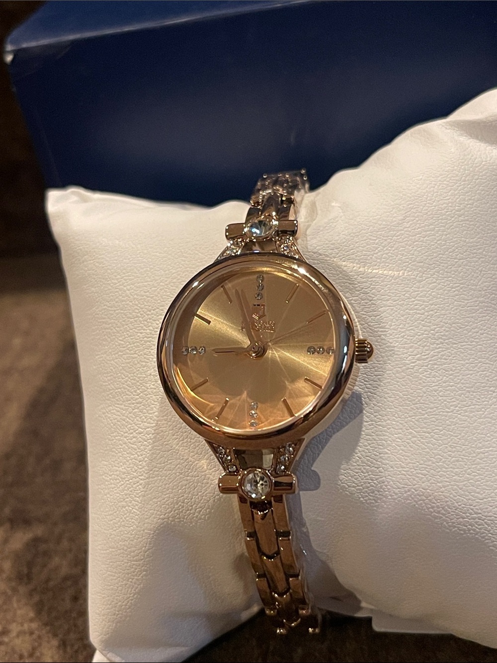 Rose Gold Crystal Accent Women's Bracelet Watch by Invicta